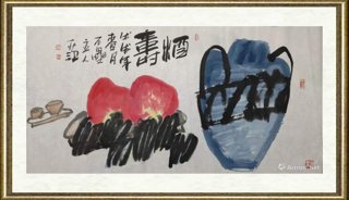 姜国华_酒寿图 MSHY-0057